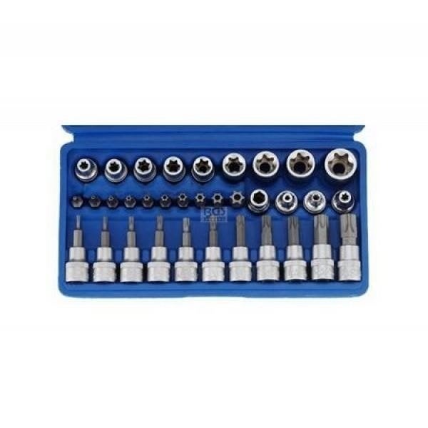 Bitset, Torx Bit En Dopset 3/8 34 Delig, Ophalen of Verzenden, Nieuw