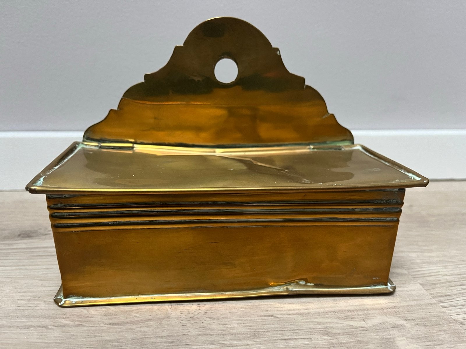 Koperen zwaveldoosje, Ophalen of Verzenden, Koper