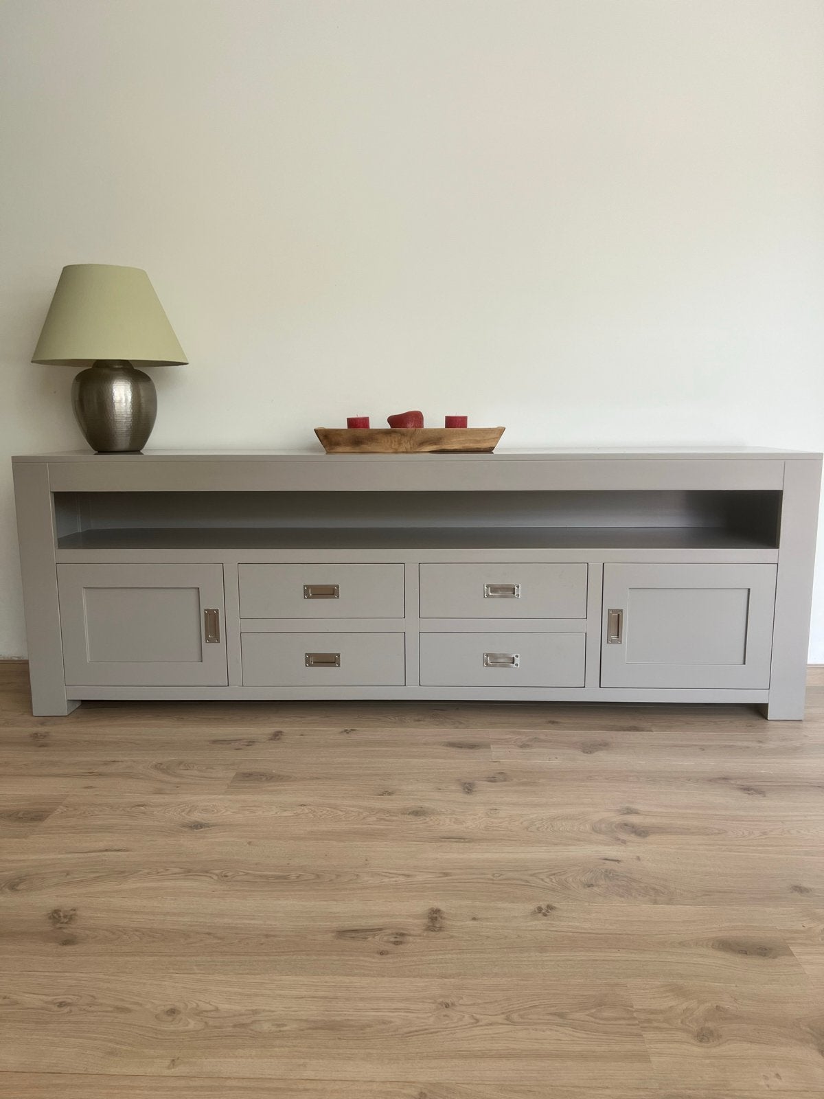 Prachtig dressoir en bijpassende TV opzetkast, Ophalen, 25 tot 50 cm, 200 cm of meer