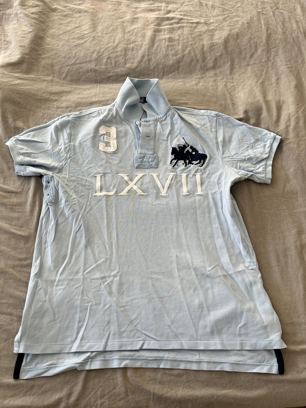 Ralph Lauren polo, Ophalen, Gedragen, Maat 52/54 (L), Blauw
