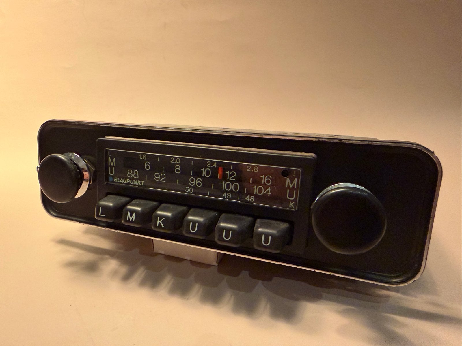 Blaupunkt Frankfurt Oldtimer Autoradio Jaren '70, Auto diversen, Ophalen of Verzenden, Gebruikt