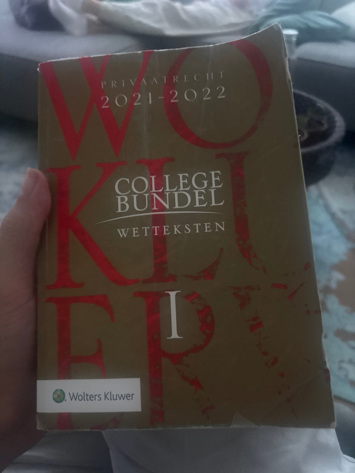 Collegebundel Wetsteksten Privaatrecht 2021-2022, Boeken, Ophalen of Verzenden, Gamma, Gelezen, HBO