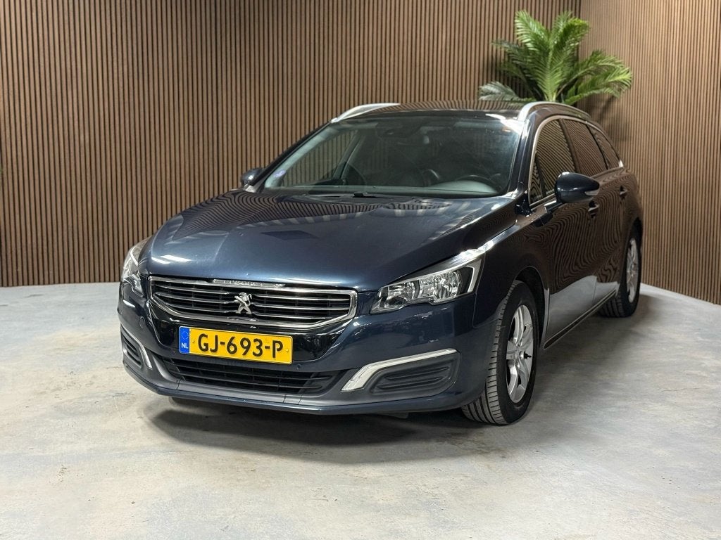 Peugeot 508 SW 1.6 e-THP Blue L.Ex. (bj 2015, automaat), Auto's, Gebruikt, Euro 6, 4 cilinders, Blauw