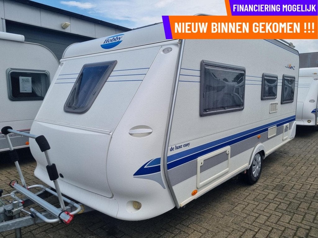 Hobby de luxe easy 460 ufe MOVER + VOORTENT +FRANSBED+DOUCHE, Rondzit, Hobby, Bedrijf, Mover