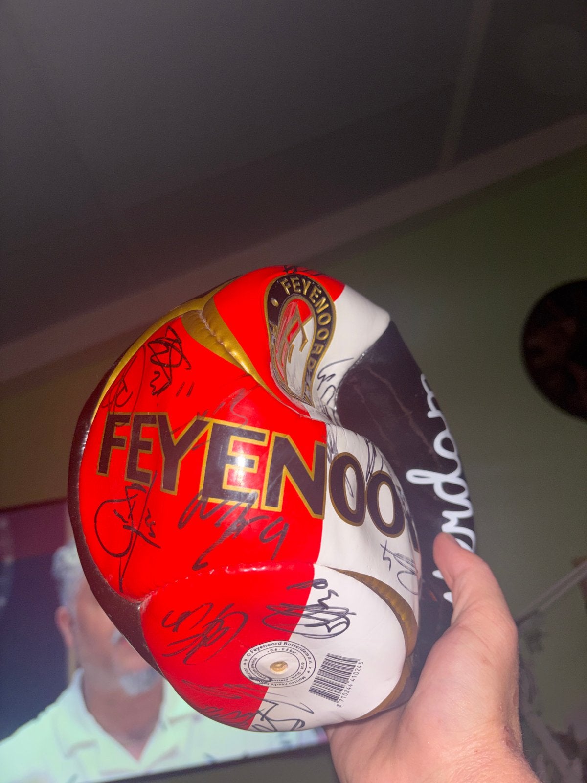 Nog nooit eerder vertoond Feyenoord Kampioensbal Gesigneerd, Ophalen of Verzenden, Zo goed als nieuw, Bal