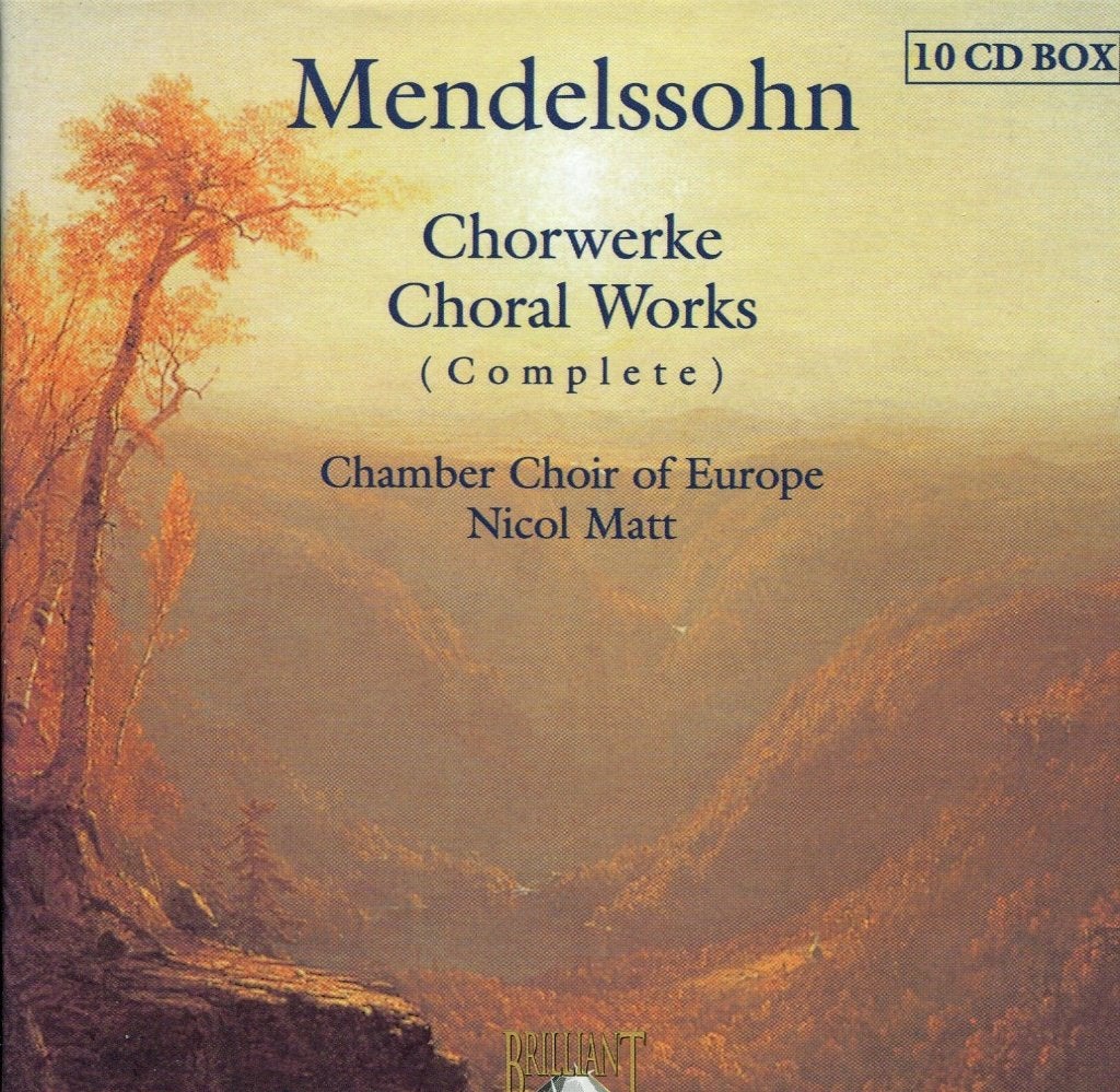 Mendelsohn Complete Chorwerke met boekje / Nicol Matt 10 cd, Cd's en Dvd's, Cd's | Klassiek, Boxset, Ophalen of Verzenden, Zo goed als nieuw
