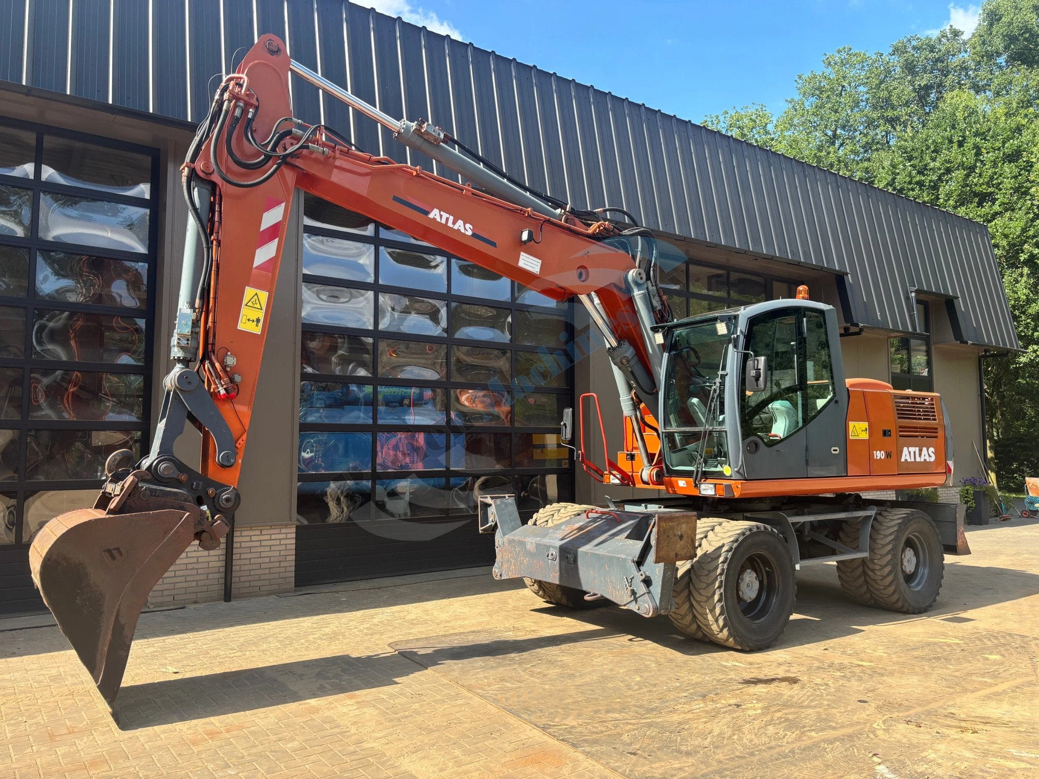 Atlas TW 190 Terex (bj 2008), Graafmachine