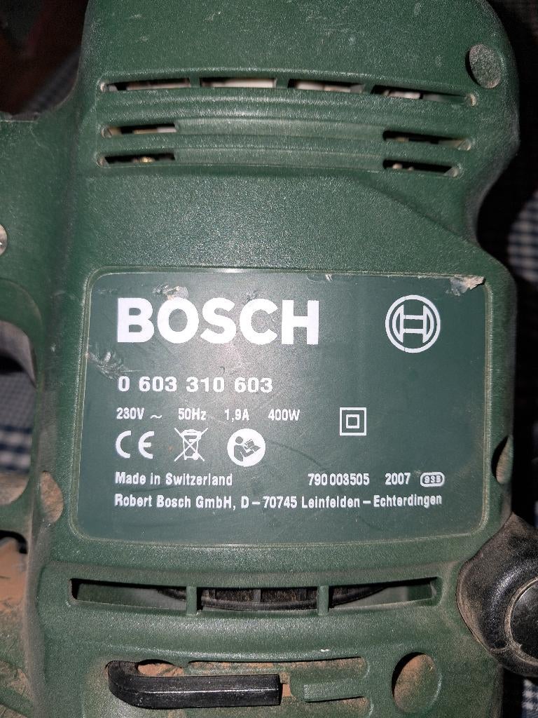 Schuurmachine BOSCH, Ophalen, Gebruikt, Minder dan 600 watt, Vlakschuurmachine