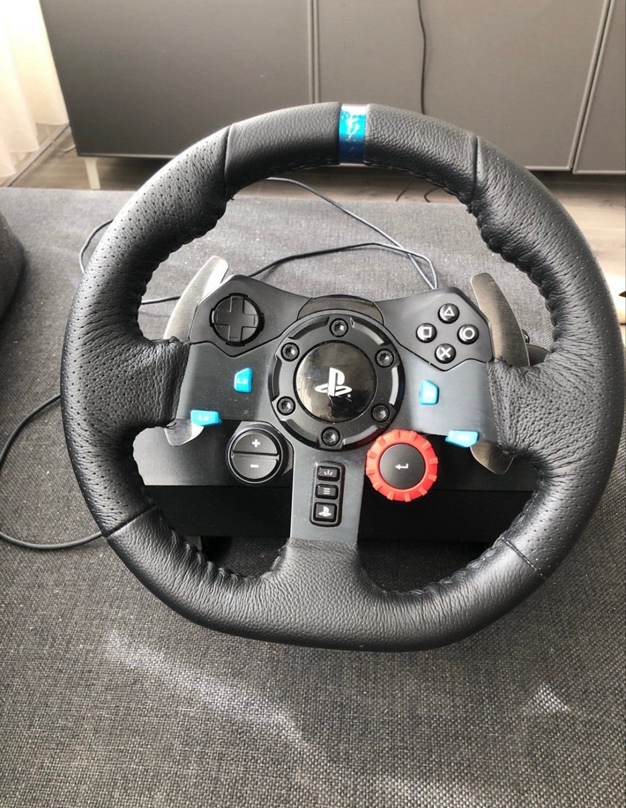 Logitech G29 Driving Force racestuur met pedalen, Ophalen of Verzenden, Zo goed als nieuw, Stuur of Pedalen, PlayStation 3