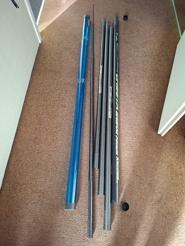 Vaste hengel Spro Cresta Power + mini extension, Ophalen, Zo goed als nieuw, Vaste hengel