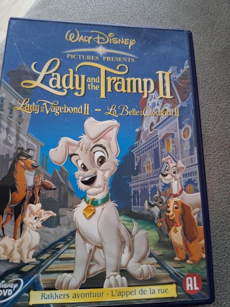Lady en de Vagebond II: Rakkers Avontuur DVD, Avontuur, Gebruikt, Alle leeftijden, Ophalen of Verzenden