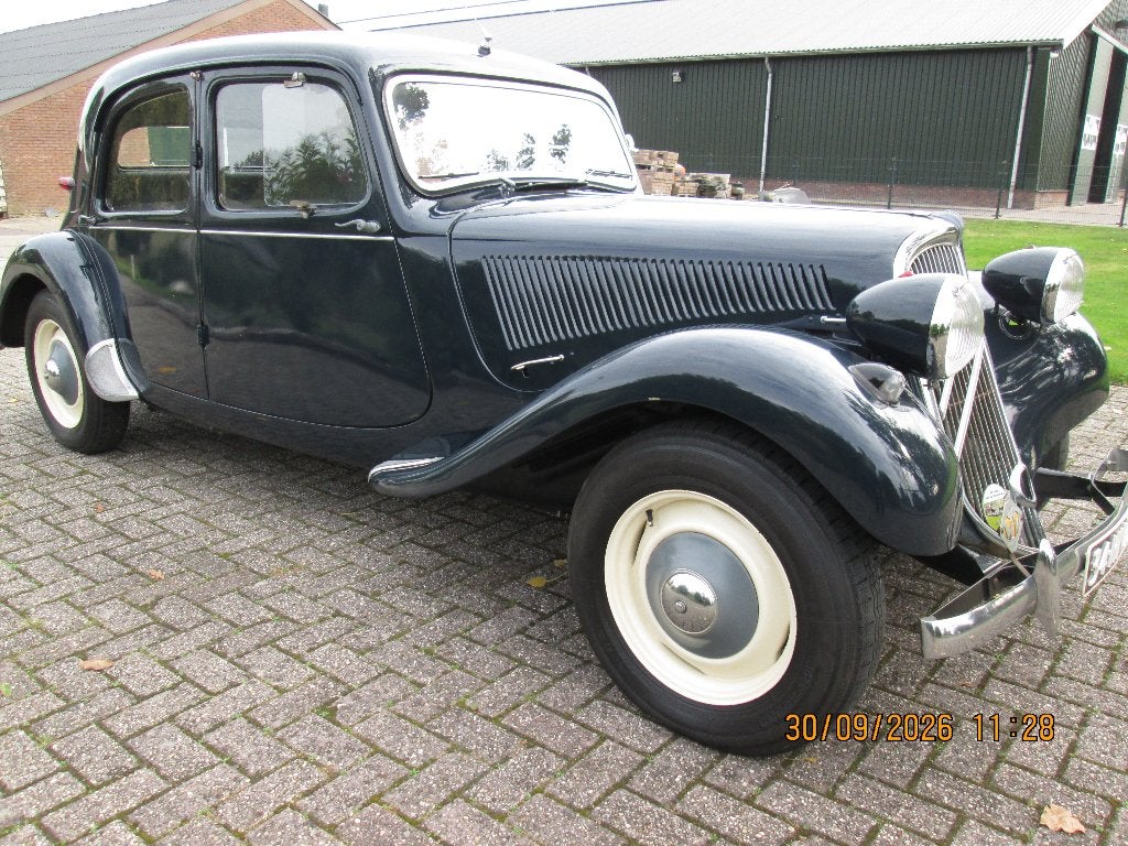 Citroen Traction Avant B11 uitzonderlijk mooi +goed!!, Auto's, Voorwielaandrijving, Stof, Citroën, Zwart