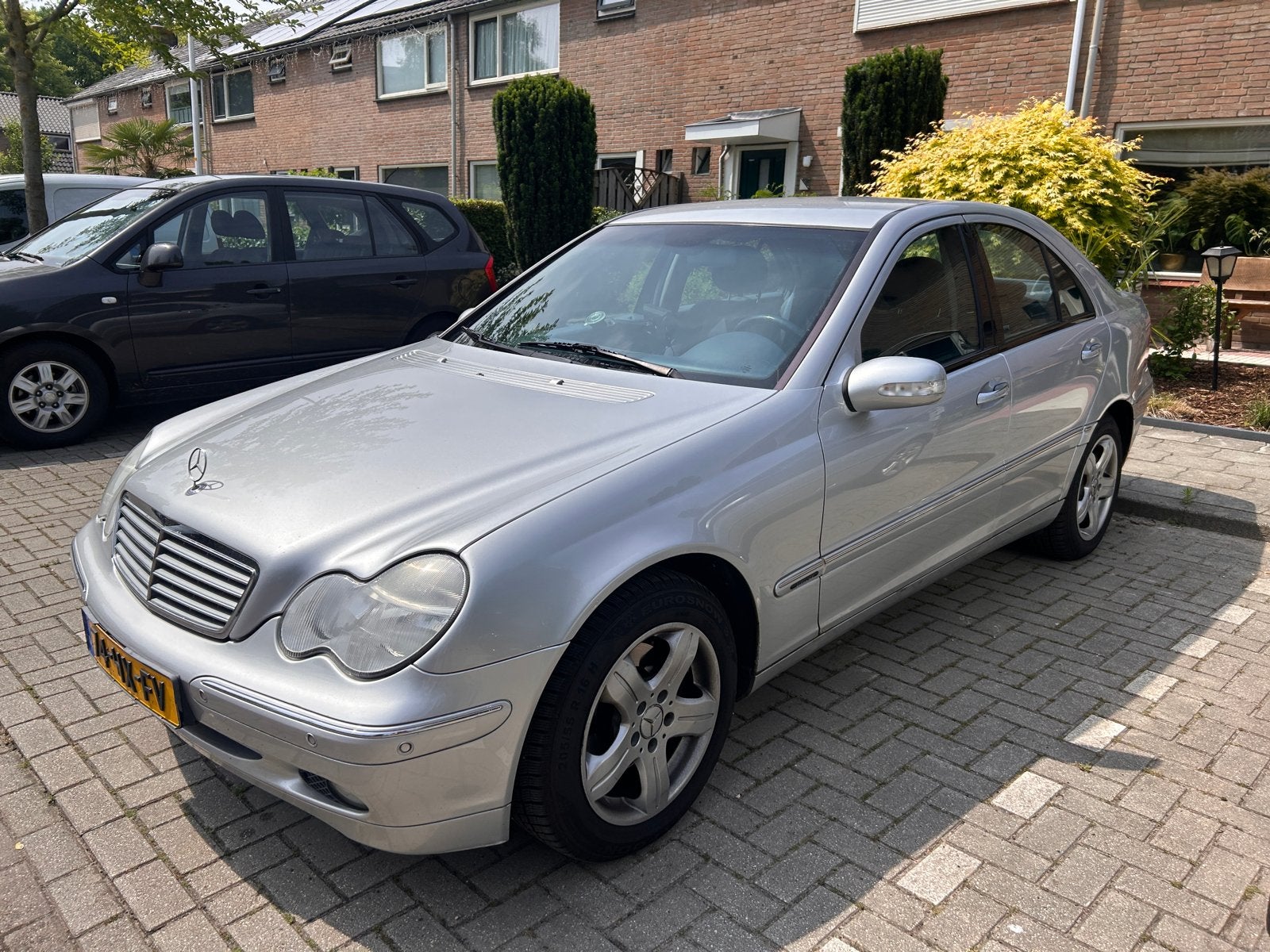 Mercedes-Benz C-Klasse 2.6 C240 Sedan AUT 2002 Grijs, Auto's, Mercedes-Benz, Automaat, 2597 cc, 1465 kg, Origineel Nederlands