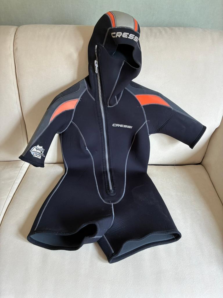 Cressi dames shorty duikpak 7mm, maat M, Ophalen of Verzenden, Zo goed als nieuw, Duikpak