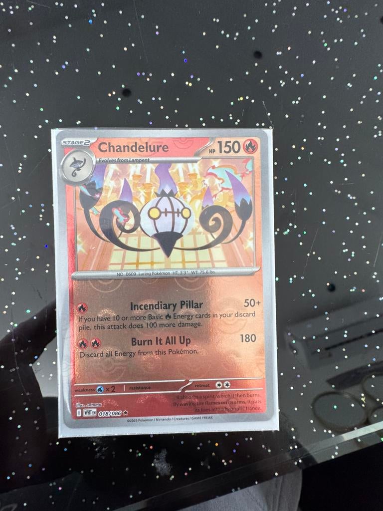 Chandrlure 018/086 Pokeball, Ophalen of Verzenden, Zo goed als nieuw