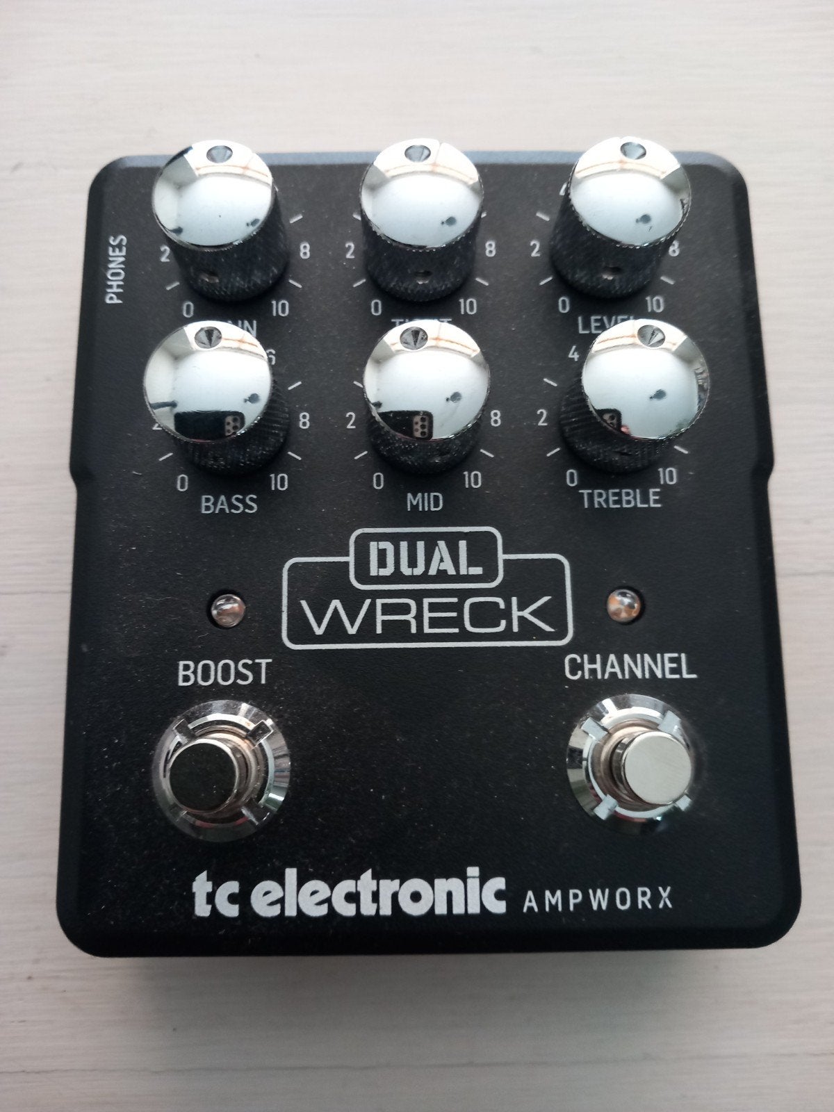 TC electronic ampworx Dual Wreck preamp pedaal, Muziek en Instrumenten, Ophalen of Verzenden, Zo goed als nieuw