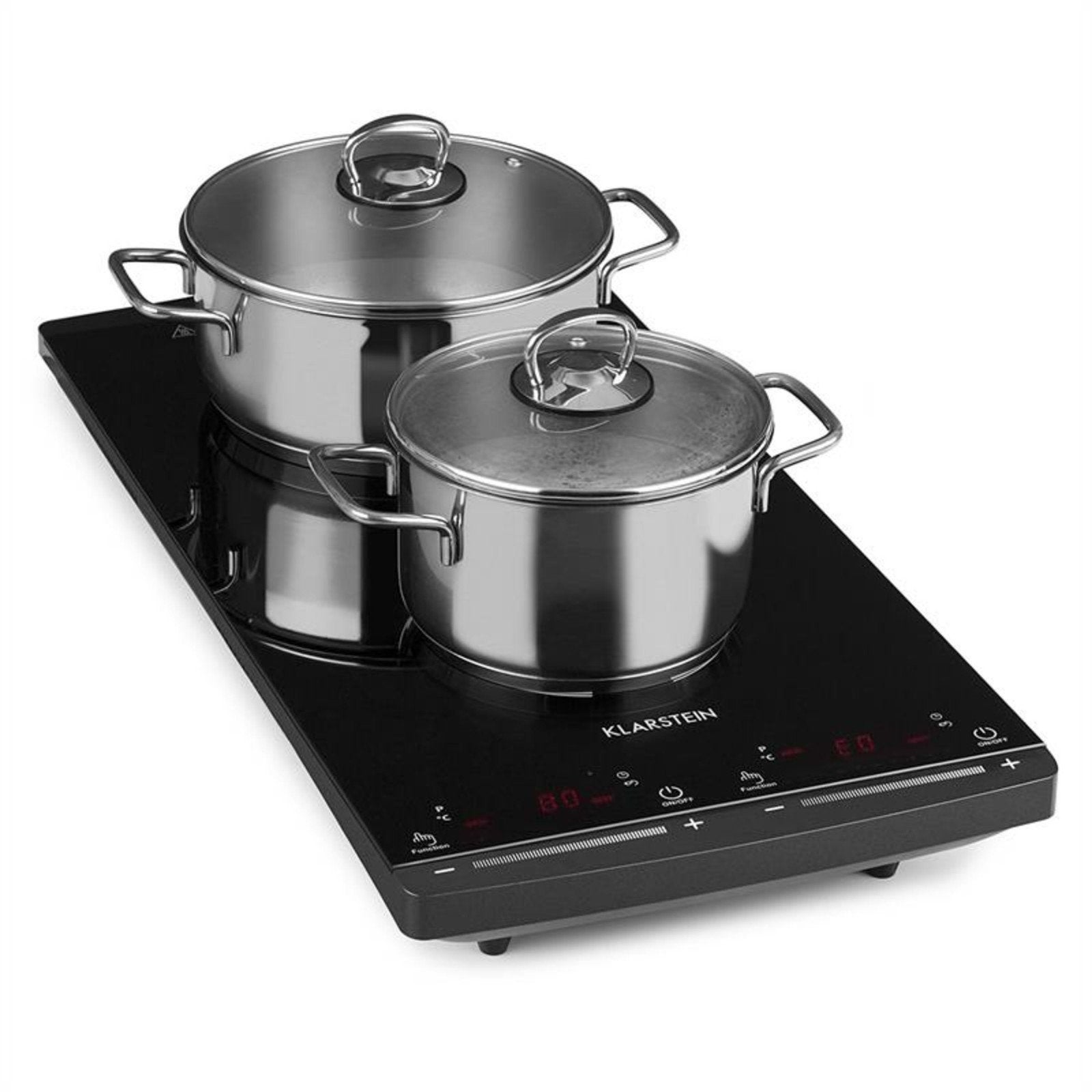 Inductiekookplaat Klarenstein VariCook Slim Double 
Inducti, 3 kookzones of minder, Ophalen of Verzenden, Zo goed als nieuw, Inductie