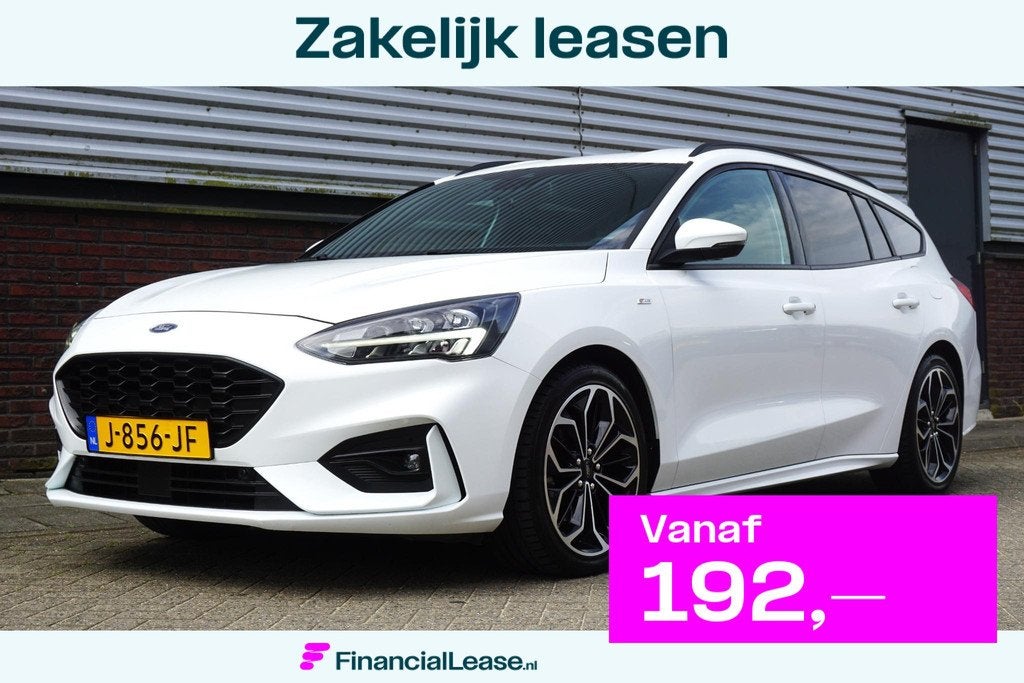 Ford Focus Wagon 1.0 EcoB. ST Line Business/B&O/18INCH/Winte, Gebruikt, Euro 6, 1283 kg, Wit