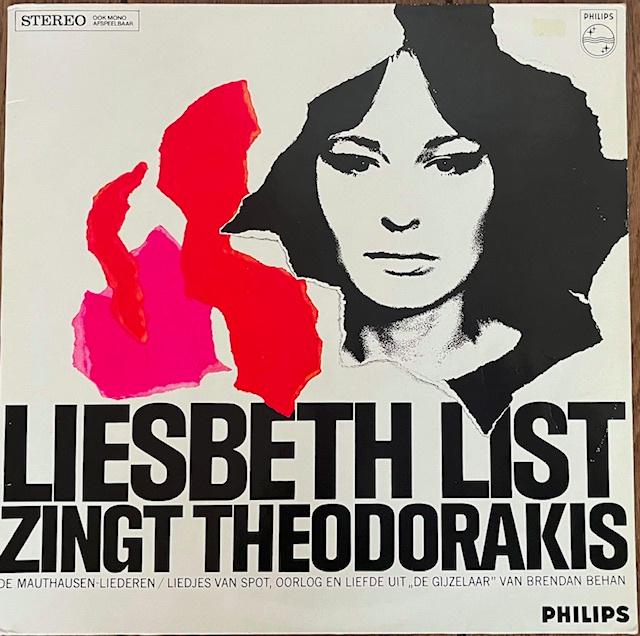 Aangeboden lp Liesbeth List zingt Mikis Theodorakis, Ophalen of Verzenden, Gebruikt, 12 inch, Levenslied of Smartlap