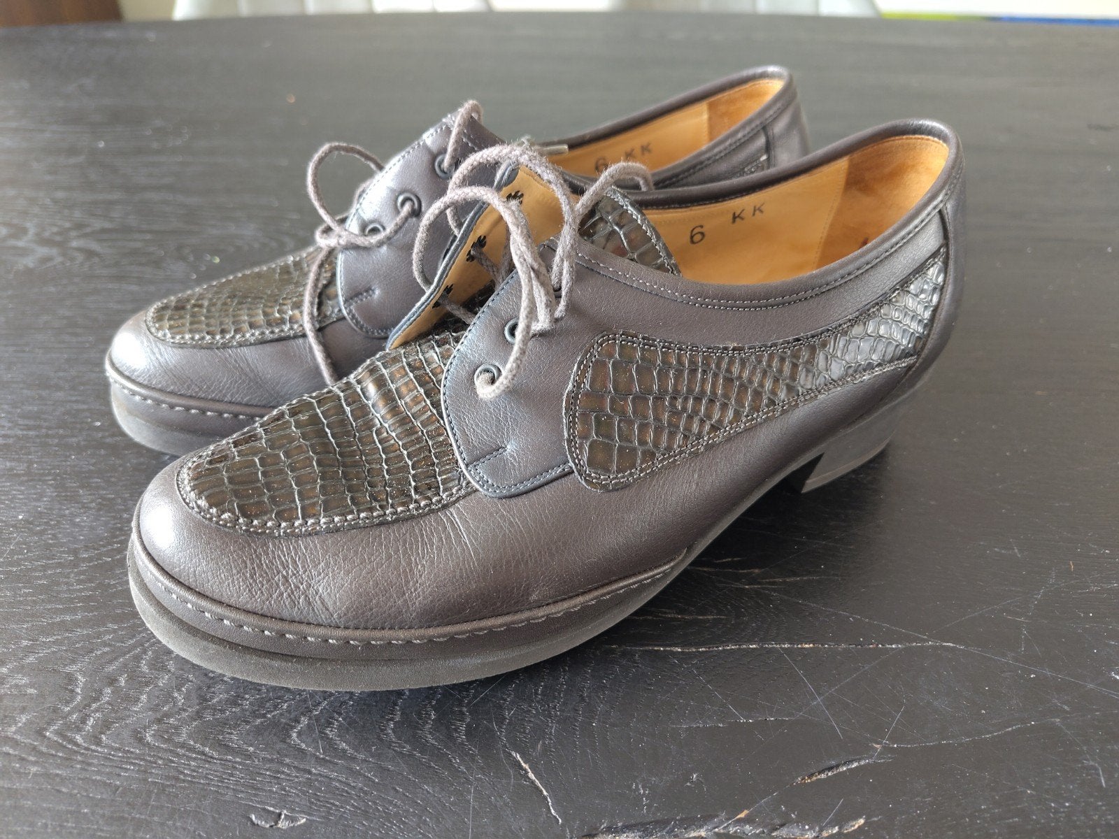 Helioform veterschoenen maat 40, Kleding | Dames, Schoenen met lage hakken, Bruin, Ophalen of Verzenden, Zo goed als nieuw