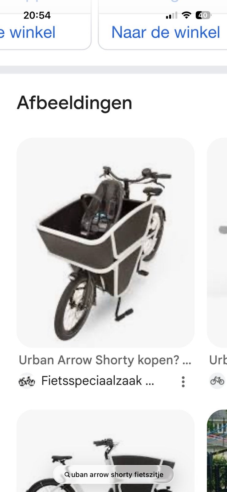 Gezocht!!! adapter urban arrow shorty kinderzitje, Fietsen en Brommers, Ophalen, Gebruikt, Voetsteuntjes, Voorzitje