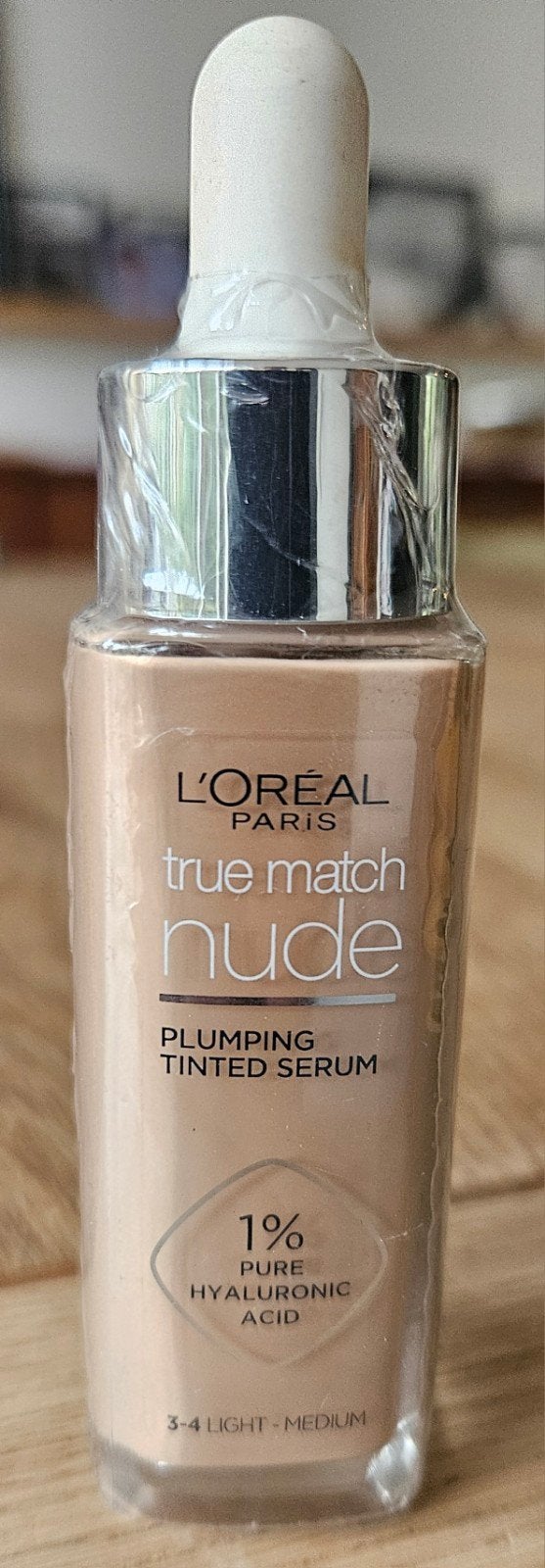 L'Oréal True Match Nude Plumping Tinted Serum 3-4, Gehele gezicht, Beige, Nieuw, Ophalen of Verzenden