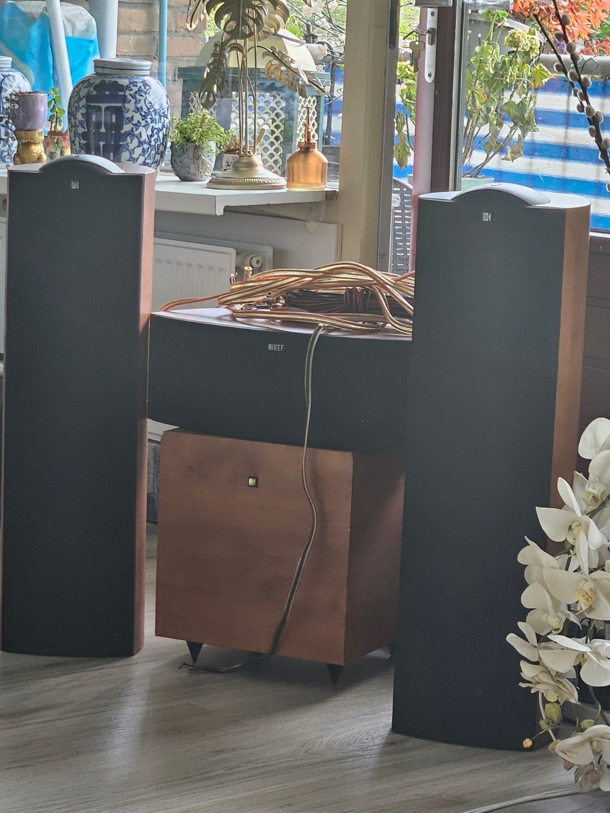 KEF Subwoofer PSW 1000.2, 150 watt of meer, Gebruikt, Ophalen of Verzenden, Geschikt voor surround/home cinema
