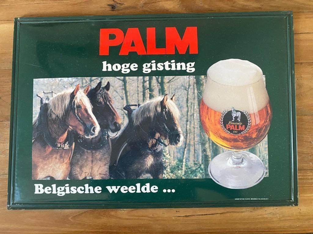 Reclamebord Palm Bier, Ophalen of Verzenden, Gebruikt, Reclamebord