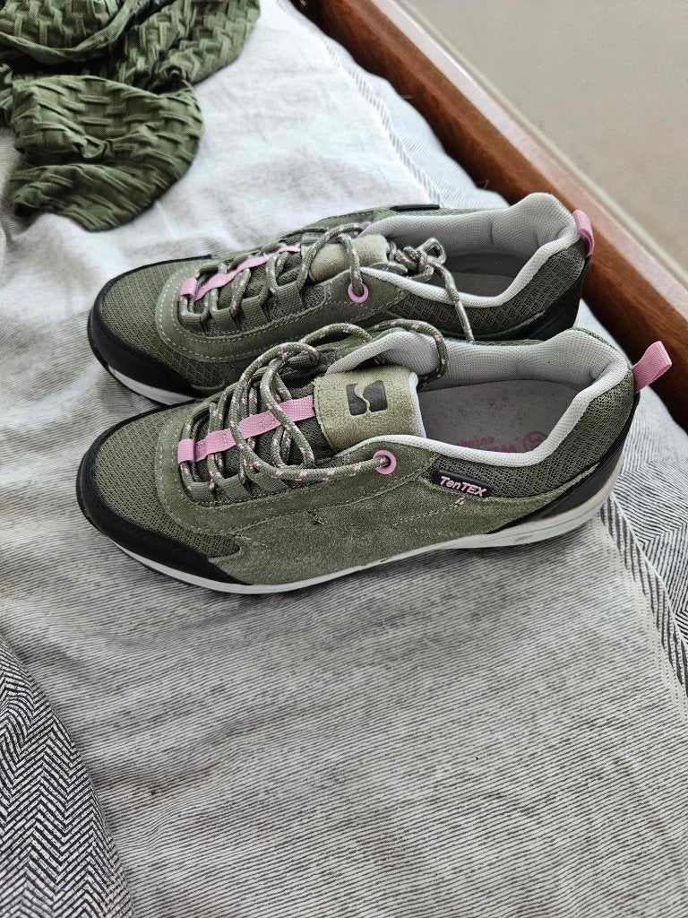 TenTEX wandelschoenen  maat 39, TenTEX, Zo goed als nieuw, Groen, Wandelschoenen