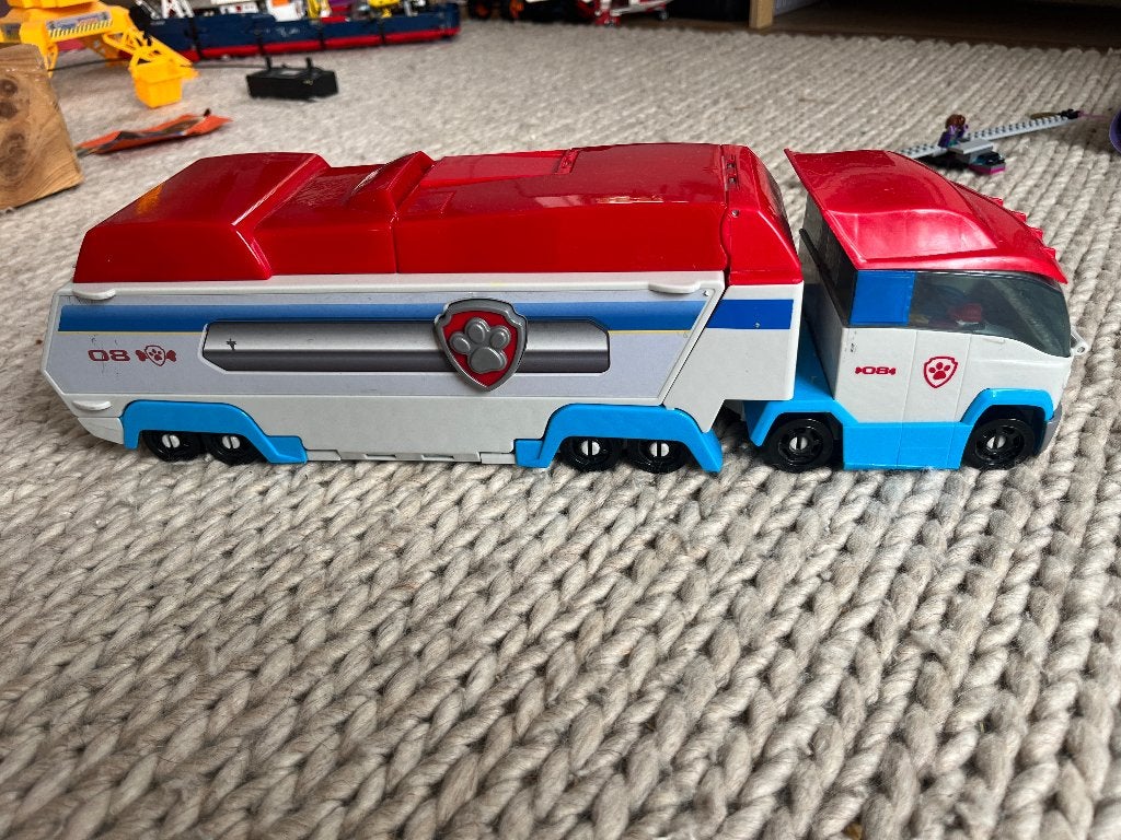 Paw patroller bus, Ophalen, Gebruikt