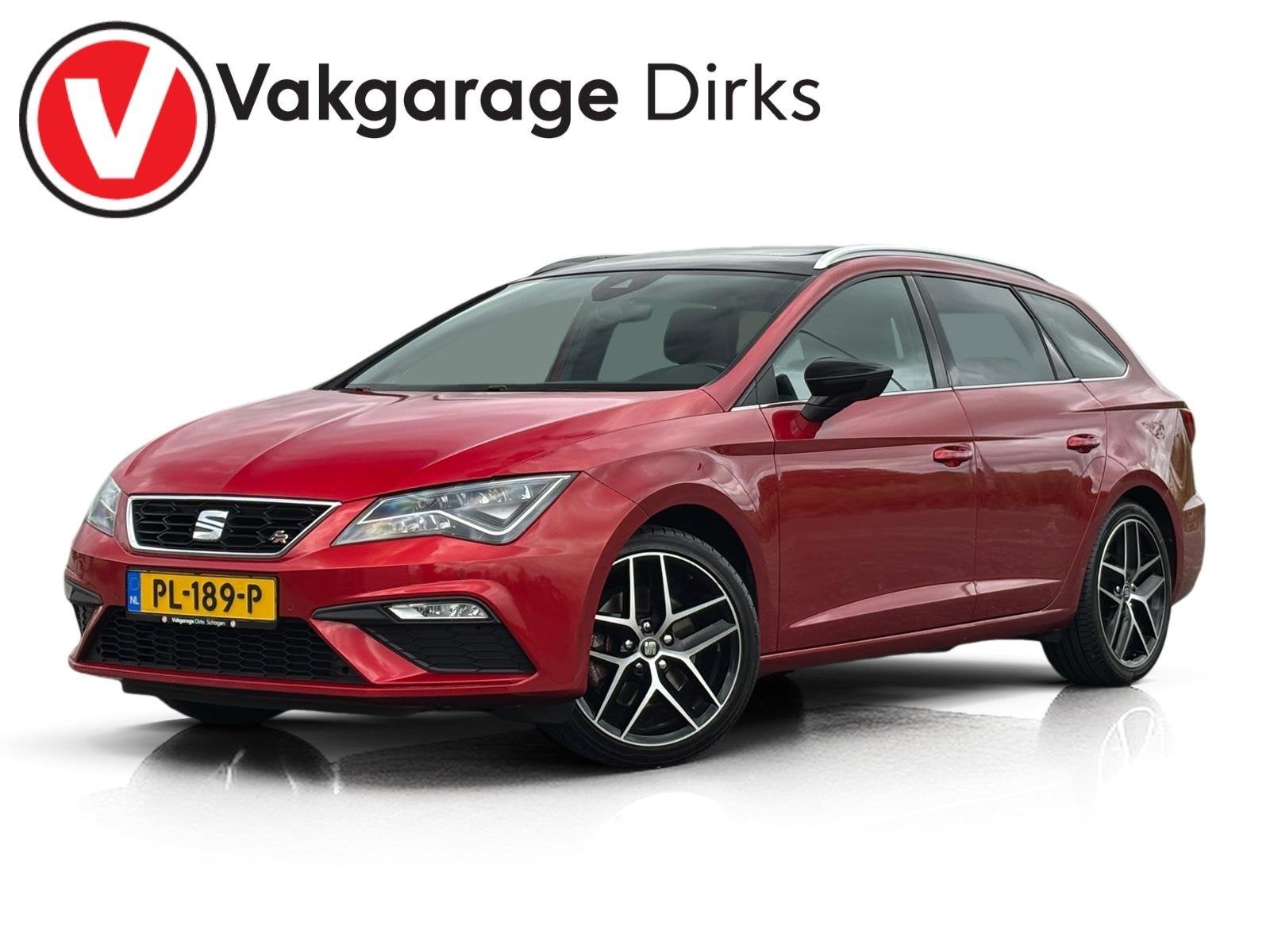 Seat Leon ST 1.8 TSI 180 PK FR Intense ✅ Pano ✅ LED ✅, Auto's, Seat, 1272 kg, Gebruikt, 4 cilinders, Alcantara