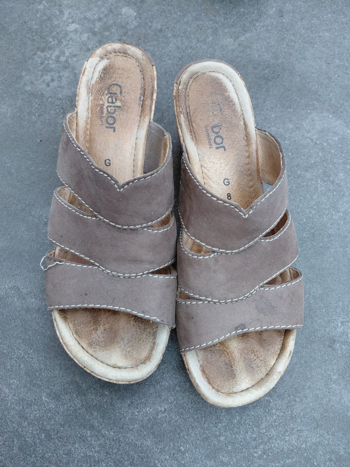 slippers Gabor maat 8/42, Bruin, Overige typen, Gabor, Ophalen of Verzenden