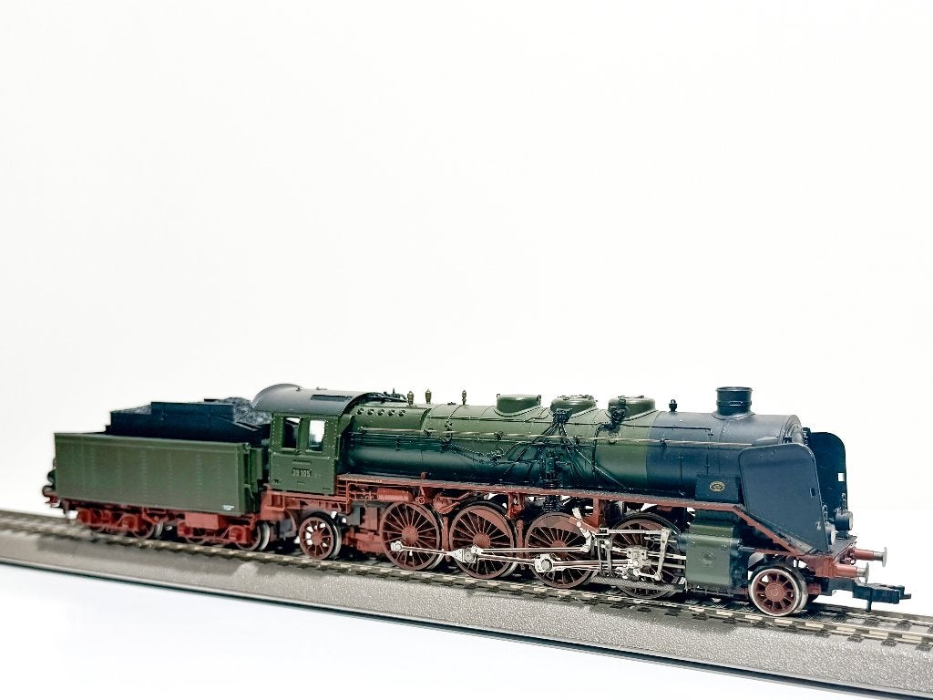 FLM: 4827 BR 39 105 DRG Stoomlok met tender DIGITAAL  *H0*, Fleischmann, Ophalen of Verzenden, Zo goed als nieuw, Gelijkstroom