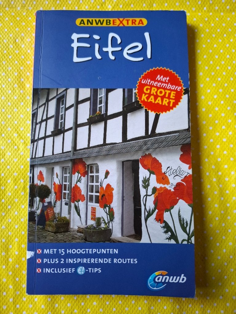 ANWB Extra Reisgids Eifel met uitneembare kaart, Europa, Ophalen of Verzenden, Reisgids of -boek, ANWB