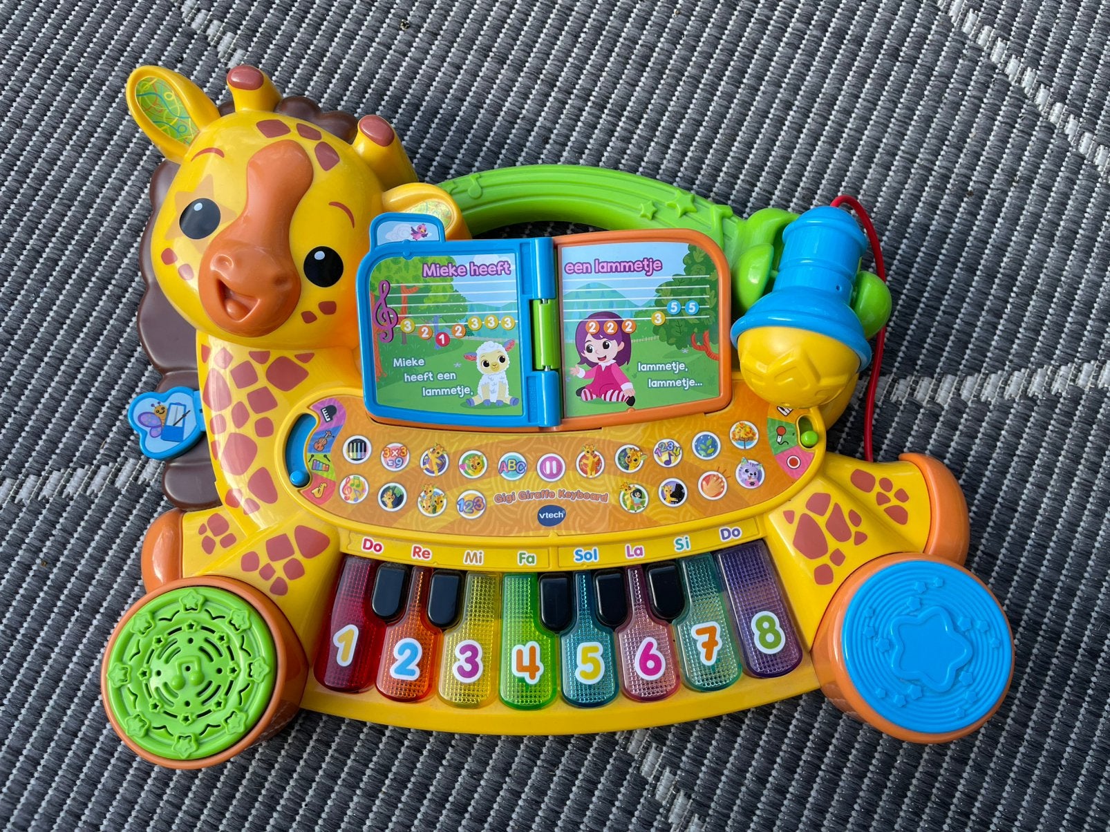 Vtech Gigi Giraffe keyboard, Ophalen of Verzenden, Zo goed als nieuw