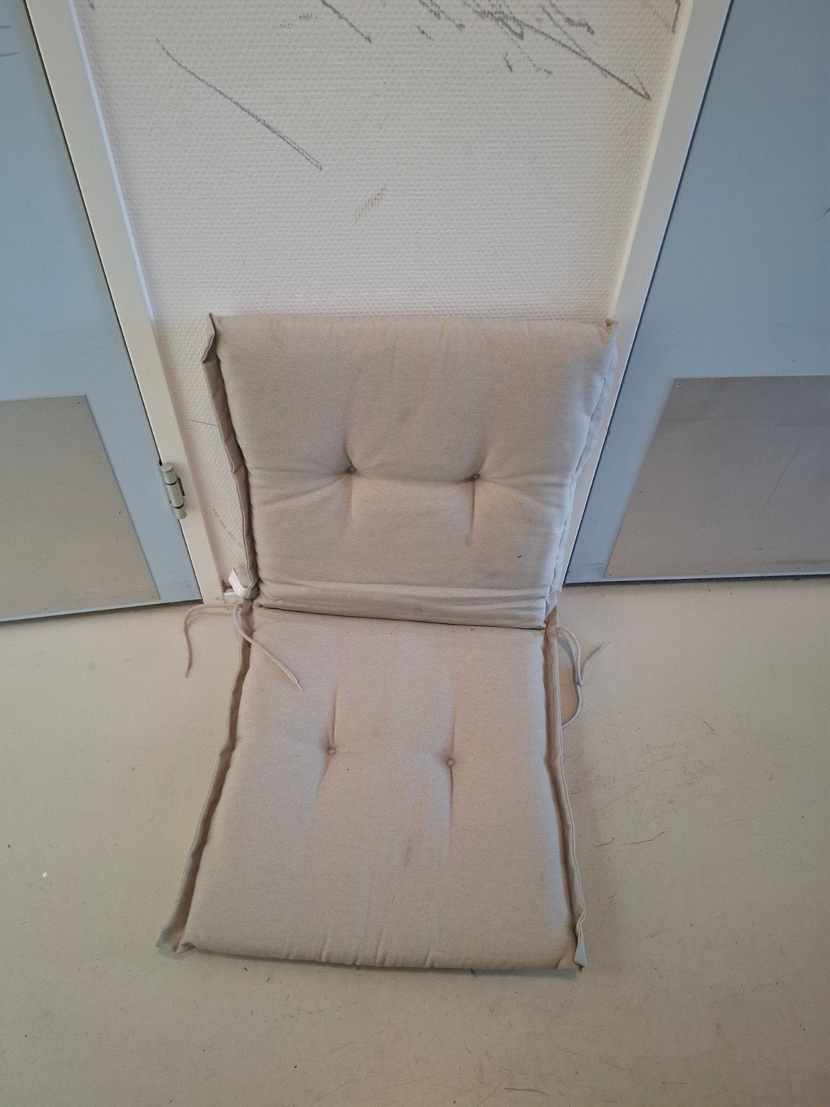 2x Tuinkussen voor stoel - Comfortabel en stijlvol, Ophalen, Gebruikt