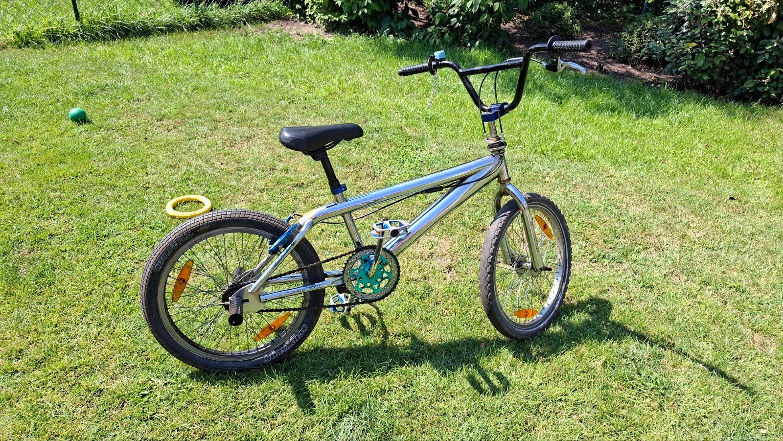 BMX Crossfiets, 360 stuur, stuntpegs, Fietsen en Brommers, Fietsen | Crossfietsen en BMX, Ophalen, Gebruikt, Staal