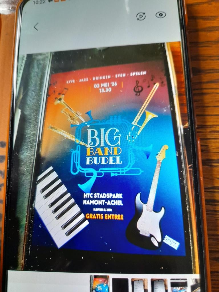 Muziek  03 Mei  begin 13 uur ,HTC stars park  Hamond -Achel, Eén persoon
