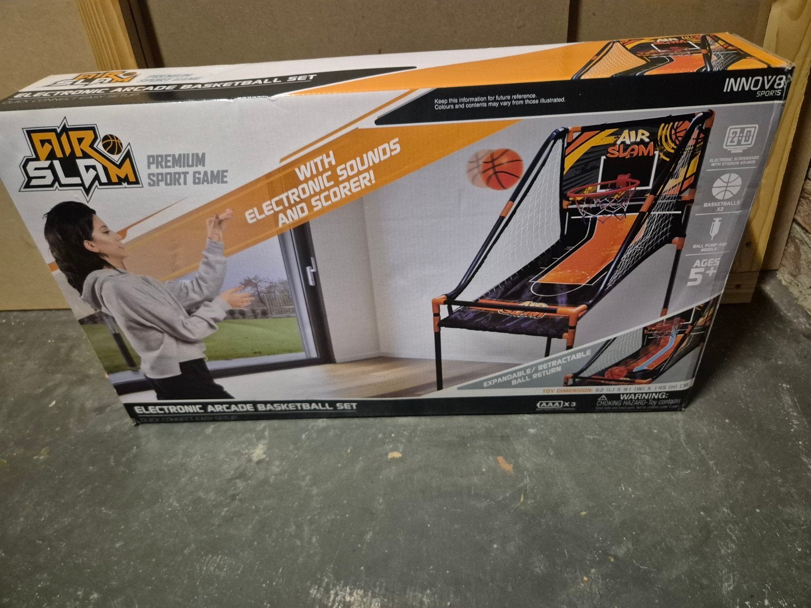 Air Slam Elektronische Arcade Basketbal Set, Ophalen of Verzenden, Nieuw, Overige typen
