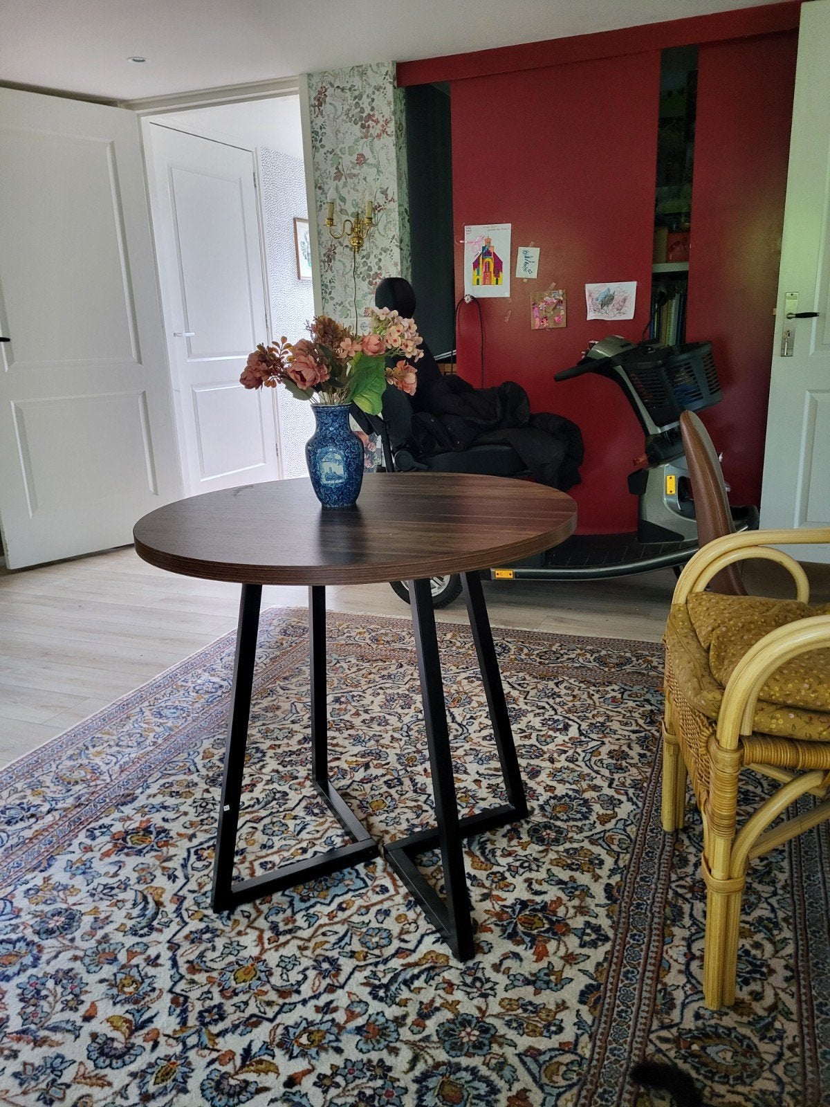 kleine eettafel rond nieuw, Ophalen, 50 tot 100 cm, Rond, 50 tot 100 cm