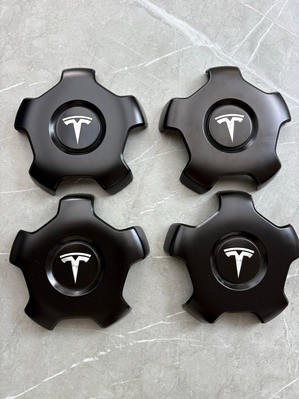 Tesla naafdoppen voor velgen - Set van 4, Ophalen of Verzenden, Zo goed als nieuw