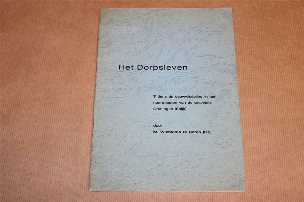 Spijk Rond 1900 — Herinneringen & Verhalen [Uitgave 1960], Ophalen of Verzenden, Gelezen