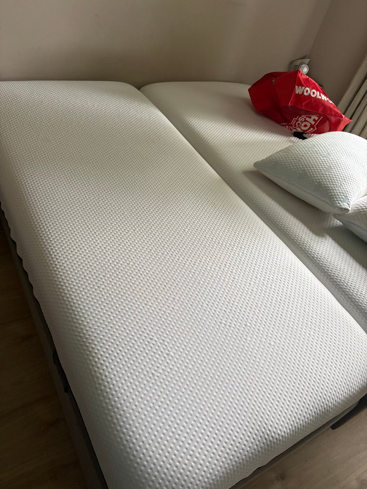 2 Emma Hybrid matrassen 90x200 - 2 jaar oud, Ophalen, Gebruikt, 90 cm, Eenpersoons