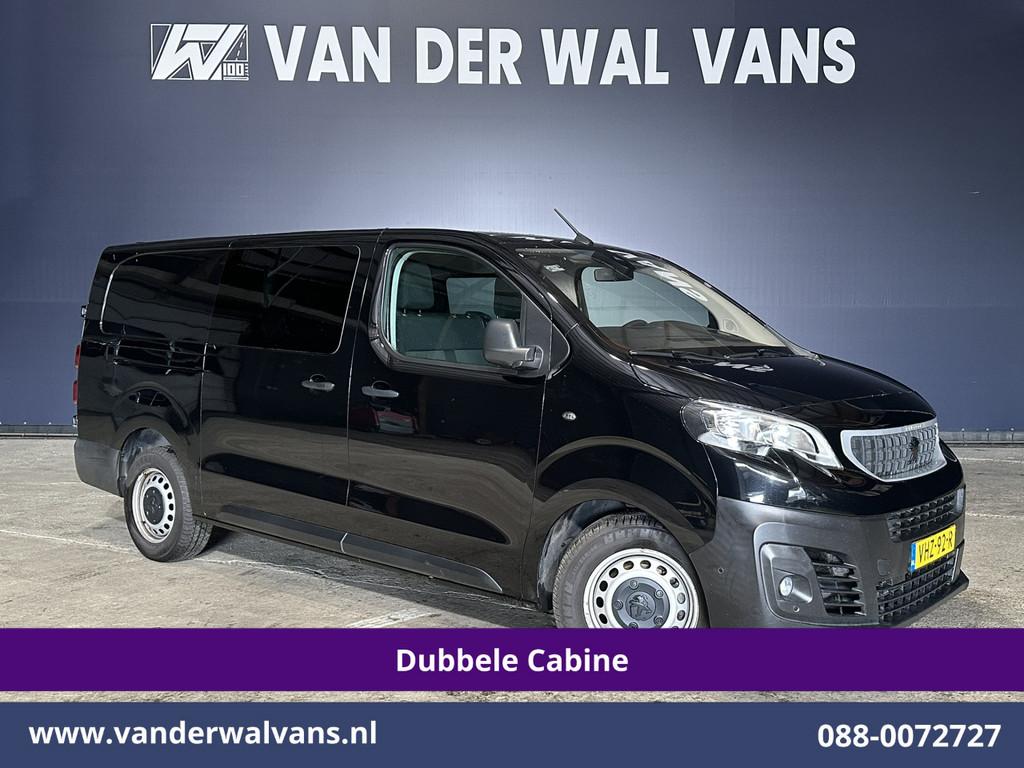 Peugeot Expert 2.0 BlueHDI 123pk Automaat L3H1 Dubbele Cabin, Stof, Gebruikt, 4 cilinders, Origineel Nederlands
