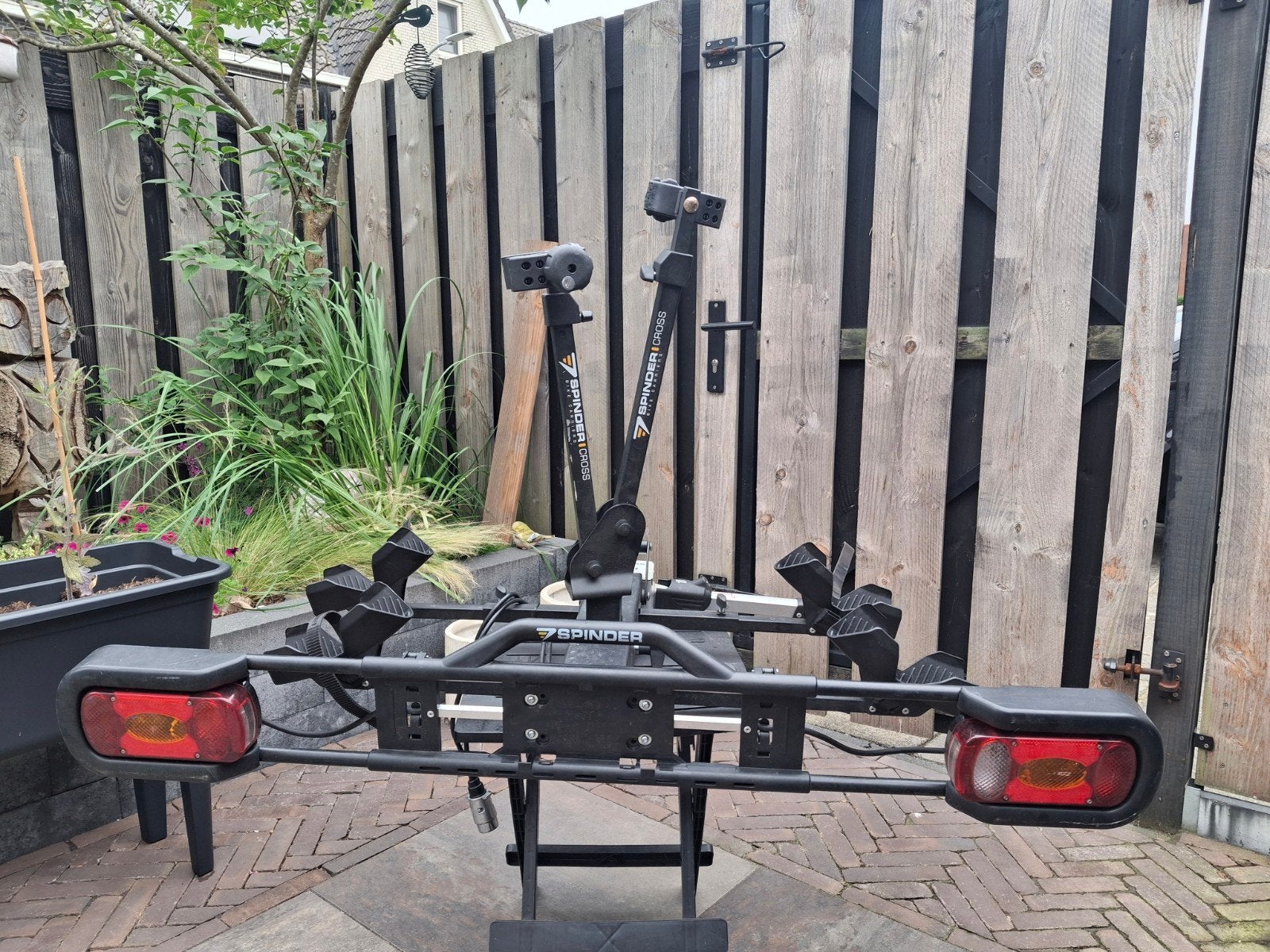 Spinder Cross Trekhaakdrager voor 2 fietsen, Ophalen, Gebruikt, 2 fietsen, Trekhaakdrager