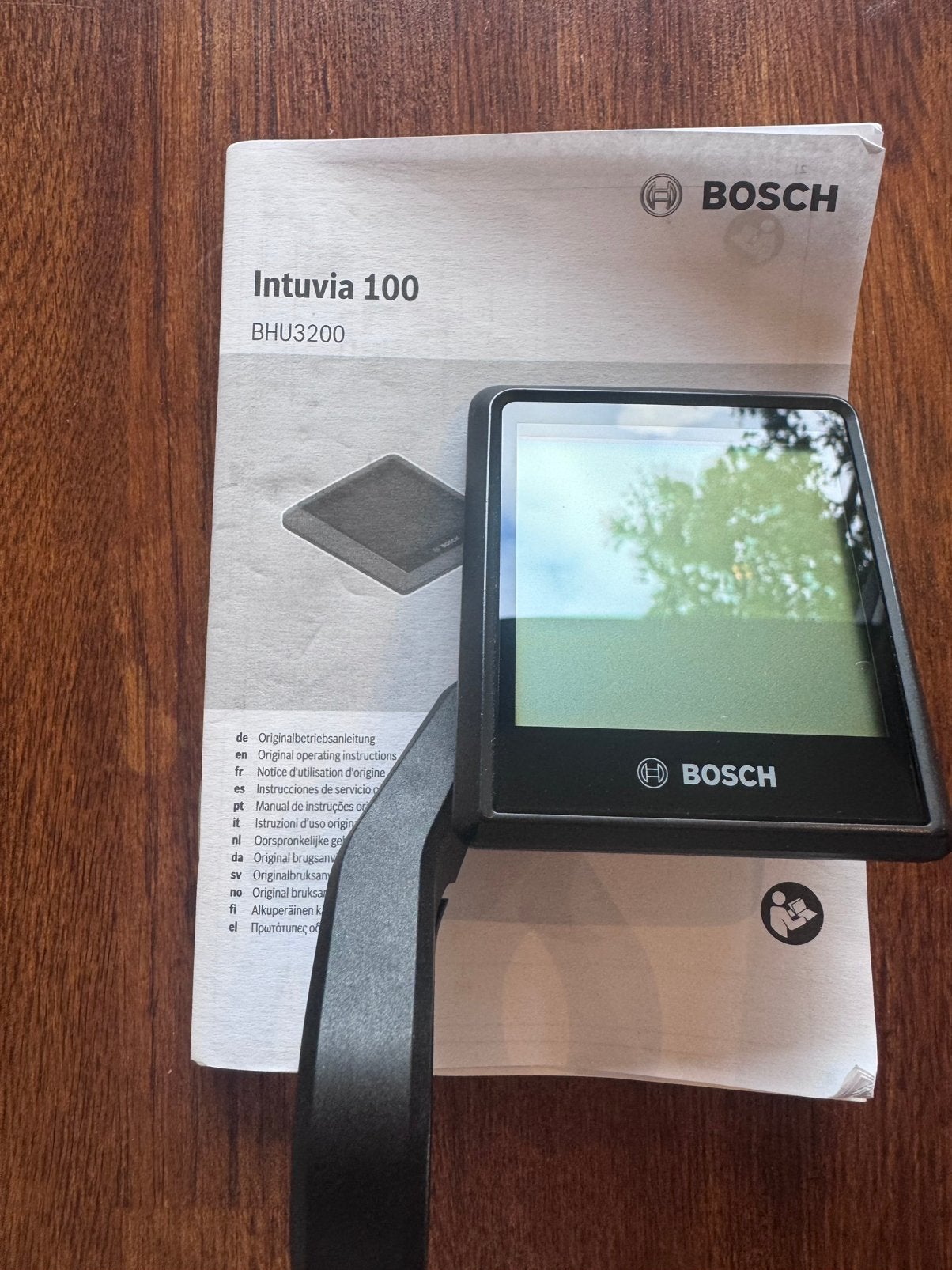 Bosch Intuvia 100 Display (Smart System) – Zgan met houder, Ophalen of Verzenden, Zo goed als nieuw