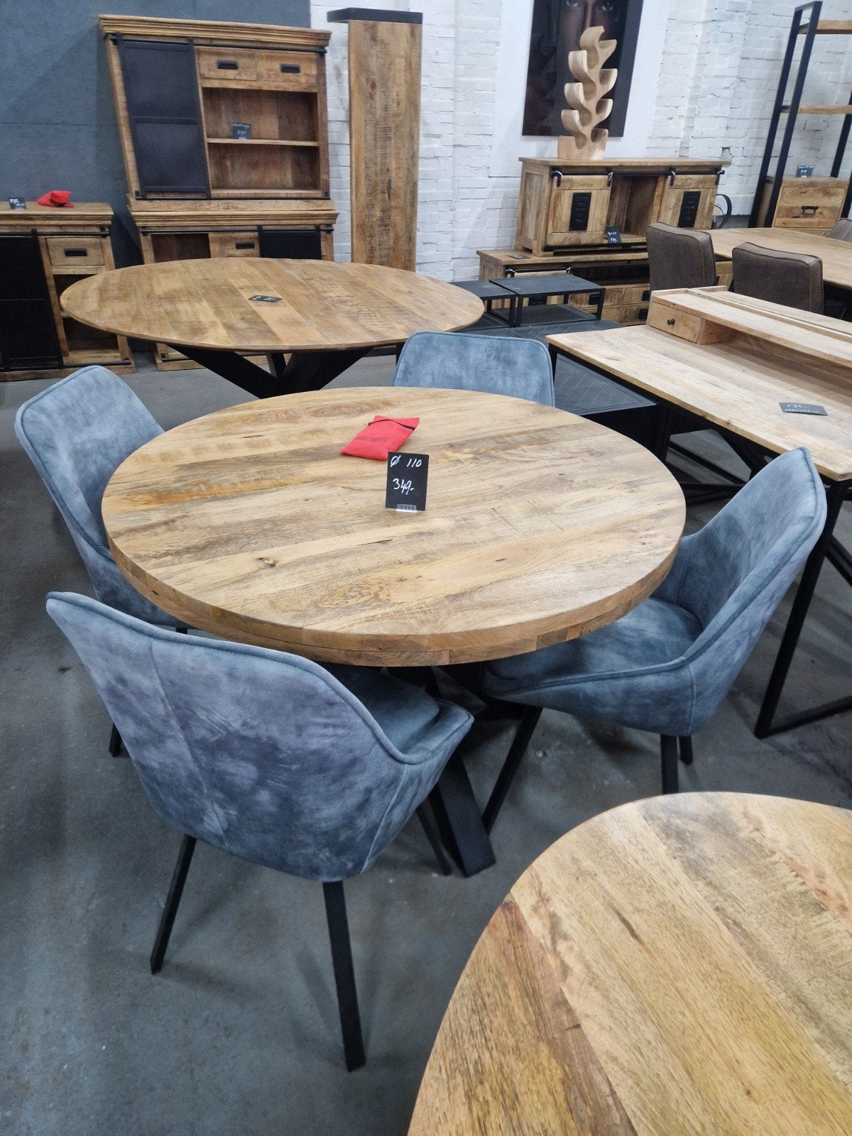 Mangohouten tafels - Diverse modellen en maten, Ophalen
