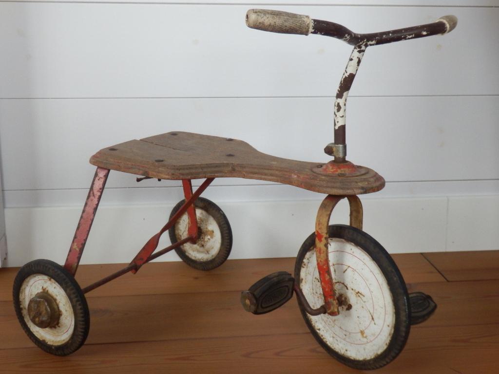 antiek fietsje, Ophalen