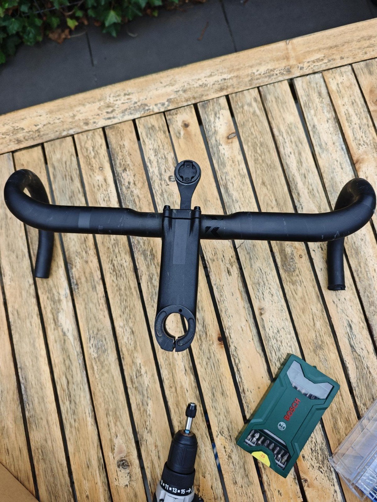 Cube Agree C:62 carbon cockpit+ aero stuurpen + Garmin moun, Gebruikt, Stuur, Ophalen of Verzenden, Cube