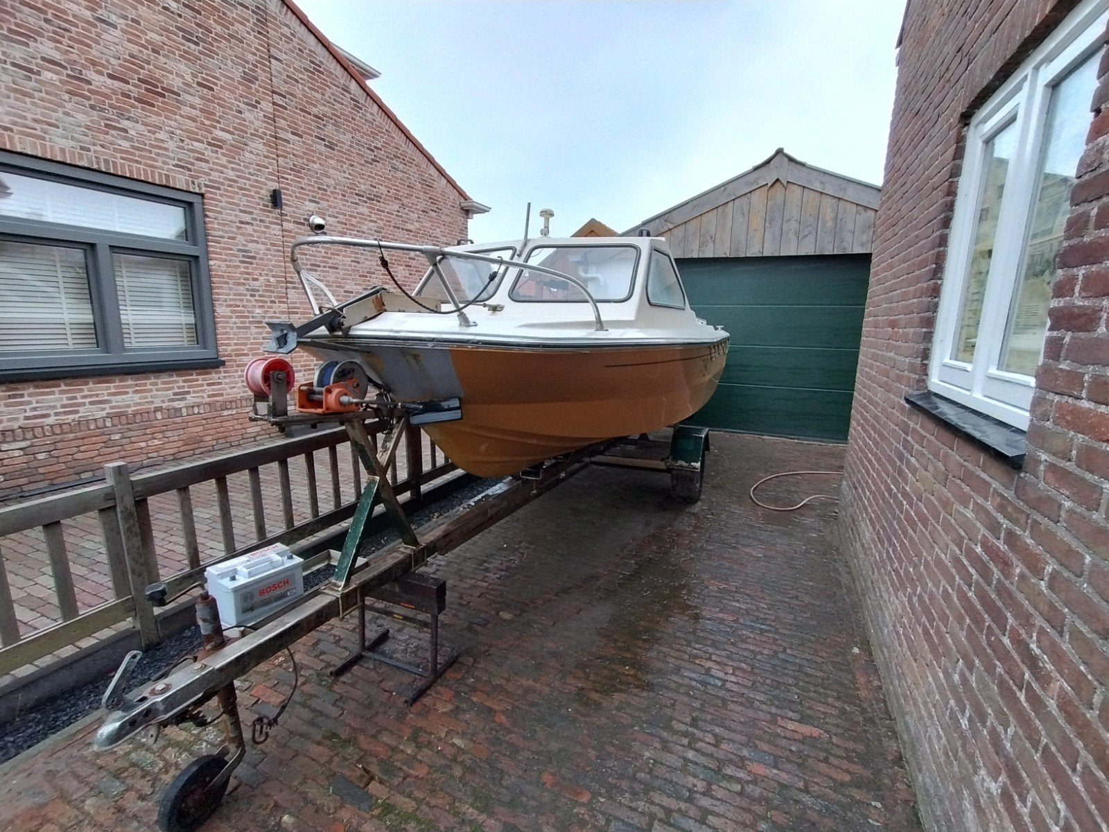 Beekman Alpha 485, 60 pk, Buitenboordmotor, Beekman, Trailer